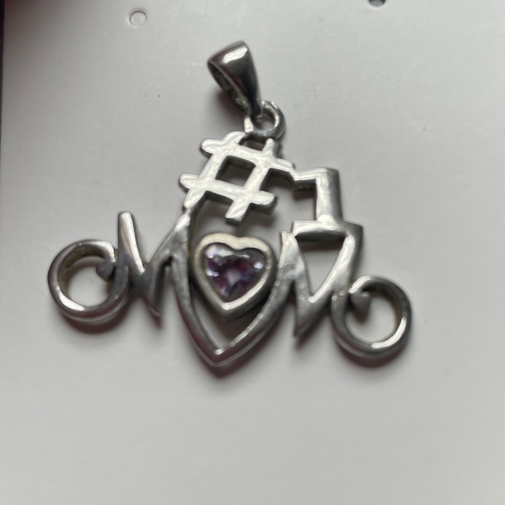 #1 Mom .925 Pendant